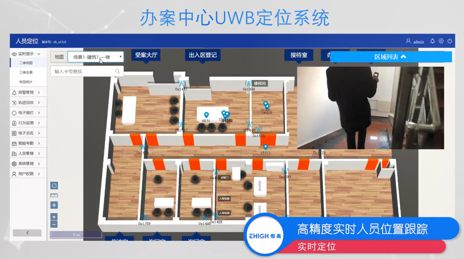 辦案中心人員定位系統 辦案中心人員定位系統